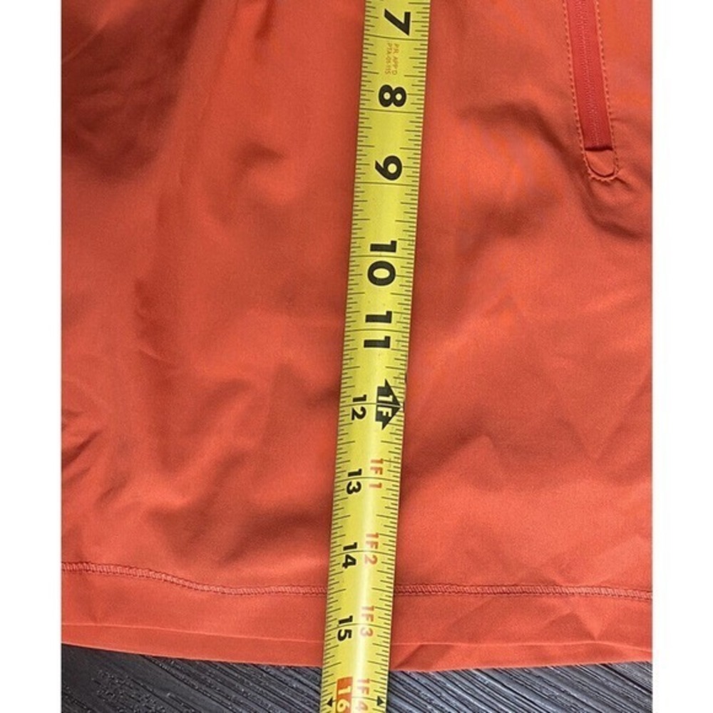 Telluride Medium Pull-On Skort‎ Elastic Waist Zip Pockets Built-In Shorts Red - Picture 5 of 7